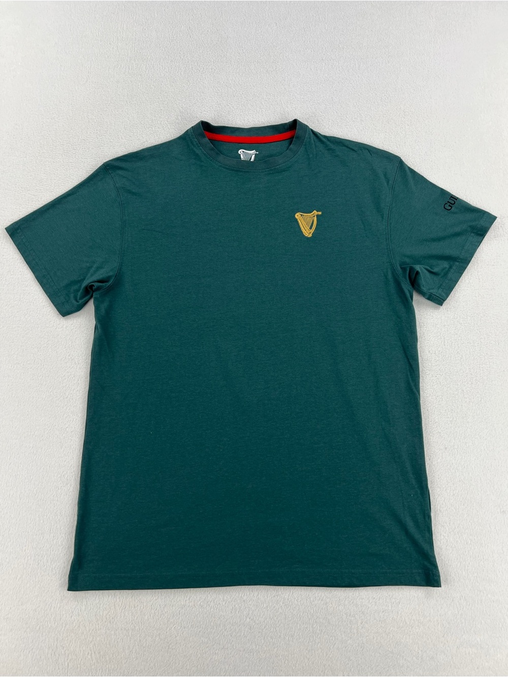 Authentic Guinness Merchandise Dark Green Short Sleeve T-Shirt Mens Size S/EU M